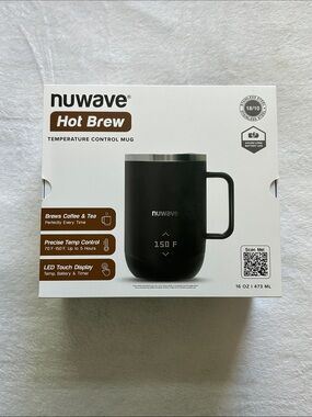 Nuwave Hot Brew Temperature Control Mug -Black